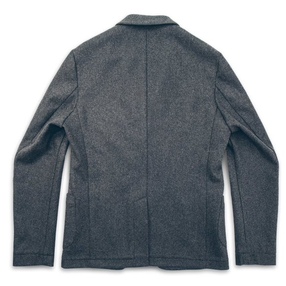 Taylor Stich The Telegraph Jacket in Grey Wool Size 44 Tailored to 42S - Picture 3 of 16